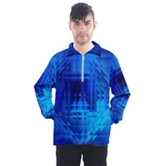 Inary Null One Figure Abstract Men s Half Zip Pullover by Pakrebo