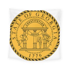 Seal Of Georgia Square Tapestry (small) by abbeyz71