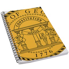 Seal Of Georgia 5 5  X 8 5  Notebook by abbeyz71