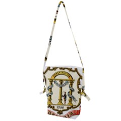 Historical Coat Of Arms Of Georgia Folding Shoulder Bag by abbeyz71
