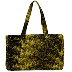 Rich Yellow Digital Abstract Canvas Work Bag by Pakrebo