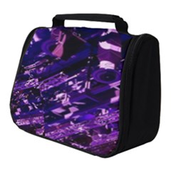 Light Violet Purple Technology Full Print Travel Pouch (small) by Pakrebo