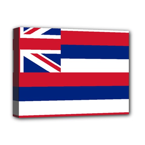 Flag Of Hawaii Deluxe Canvas 16  X 12  (stretched) 