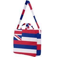 Flag Of Hawaii Square Shoulder Tote Bag by abbeyz71