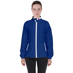 Blue Bunker Hill Flag Women s High Neck Windbreaker by abbeyz71