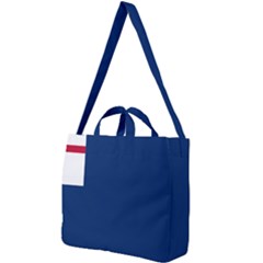 Blue Bunker Hill Flag Square Shoulder Tote Bag by abbeyz71