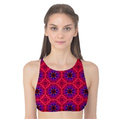 Retro Abstract Boho Unique Tank Bikini Top by Pakrebo