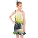 Waterfall River Nature Forest Kids  Overall Dress View1