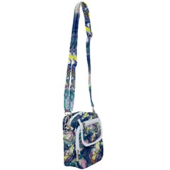 Paint Acrylic Paint Art Colorful Shoulder Strap Belt Bag