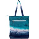 Color Acrylic Paint Art Painting Double Zip Up Tote Bag View2