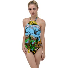 Seal Of Idaho Go With The Flow One Piece Swimsuit by abbeyz71