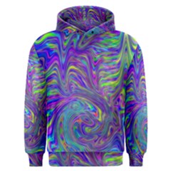 Abstractwithblue Men s Overhead Hoodie by bloomingvinedesign