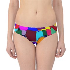 Crazycolorabstract Hipster Bikini Bottoms by bloomingvinedesign