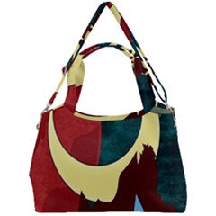 Moonscape Double Compartment Shoulder Bag by bloomingvinedesign