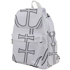 Anchored Cross Top Flap Backpack