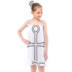 Anchored Cross Kids  Overall Dress