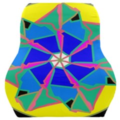 Mandala Wheel Pattern Ornament Car Seat Back Cushion 