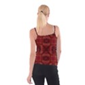 Maroon Triangle Pattern Seamless Spaghetti Strap Top View2