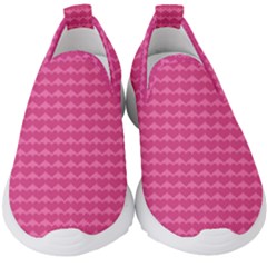 Abstract Background Card Decoration Pink Kids  Slip On Sneakers by Pakrebo