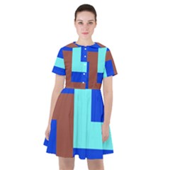 Abstract Background Abstraction Sailor Dress