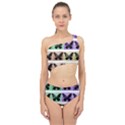 Seamless Wallpaper Butterfly Spliced Up Two Piece Swimsuit View1