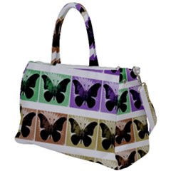 Seamless Wallpaper Butterfly Duffel Travel Bag