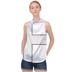 Cross Of St Philip High Neck Satin Top