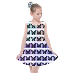 Seamless Wallpaper Butterfly Pattern Kids  Summer Dress