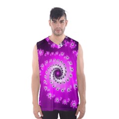 Fractal Pink Spiral Helix Men s Sportswear by Pakrebo