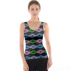 Seamless Wallpaper Geometric Tank Top by Pakrebo