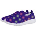 Flowers Pattern Ornament Symmetry Men s Slip On Sneakers View2