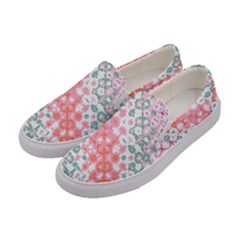 Springtemptation Women s Canvas Slip Ons by designsbyamerianna