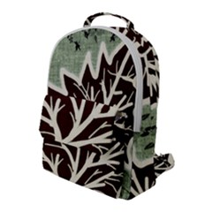 Drawing Autumn Leaves Season Flap Pocket Backpack (large) by Pakrebo