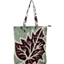 Drawing Autumn Leaves Season Double Zip Up Tote Bag View1