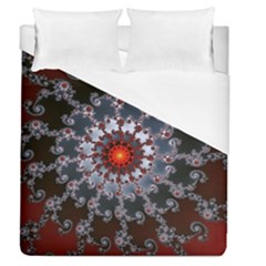 Fractal Rendering Spiral Helix Duvet Cover (queen Size) by Pakrebo