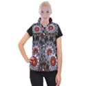 Fractal Rendering Spiral Helix Women s Button Up Vest View1