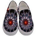 Fractal Rendering Spiral Helix Men s Canvas Slip Ons View1