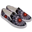 Fractal Rendering Spiral Helix Men s Canvas Slip Ons View3