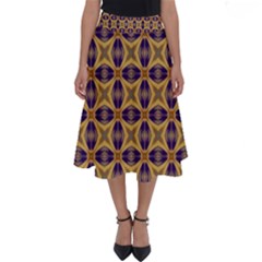 Seamless Wallpaper Pattern Ornament Vintage Perfect Length Midi Skirt