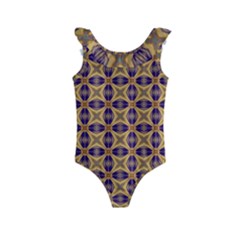 Seamless Wallpaper Pattern Ornament Vintage Kids  Frill Swimsuit