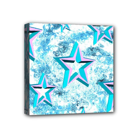 Stars Background Star Shiny Mini Canvas 4  x 4  (Stretched)