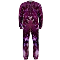 Pink Fractal Lace Onepiece Jumpsuit (men)  by KirstenStar