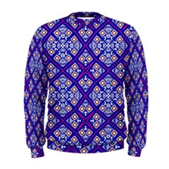 Symmetry Digital Art Pattern Blue Men s Sweatshirt