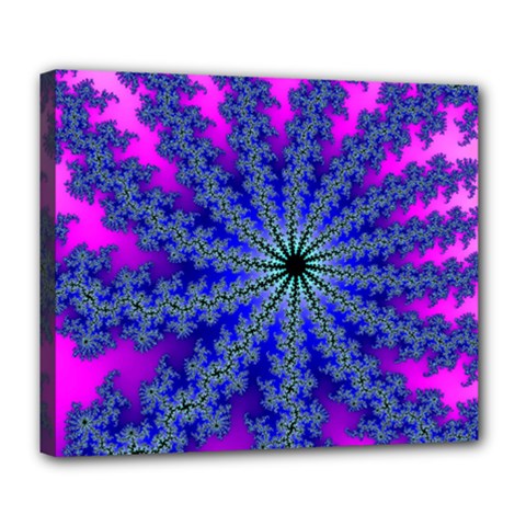 Fractal Abstract Background Digital Deluxe Canvas 24  X 20  (stretched)