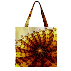 Background Colorful Graphic Design Zipper Grocery Tote Bag