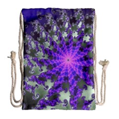 Fractal Rendering Digital Art Drawstring Bag (large)