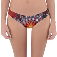 Fractal Rendering Spiral Twist Art Reversible Hipster Bikini Bottoms by Pakrebo