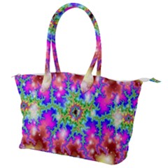 Fractals Abstraction Space Canvas Shoulder Bag by Pakrebo