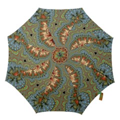 Fractal Rendering Pattern Abstract Hook Handle Umbrellas (large) by Pakrebo