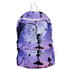 Cute Fairy Dancing In The Night Foldable Lightweight Backpack by FantasyWorld7